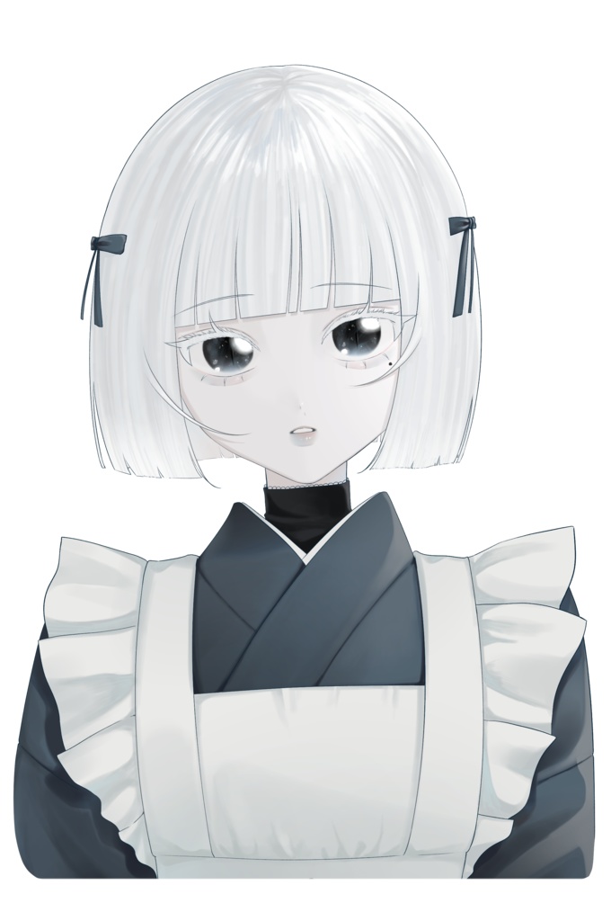 白花黒鈴アクキー