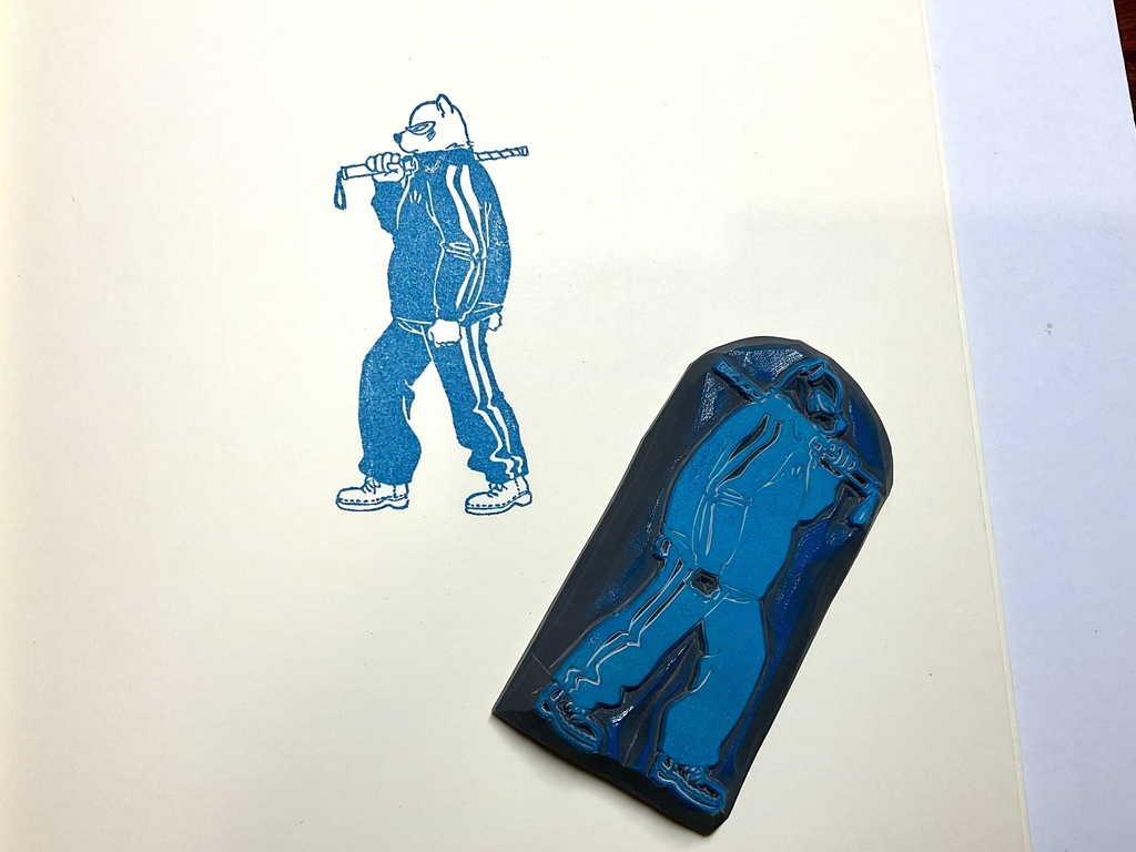 消しゴムはんこB（動物関口）