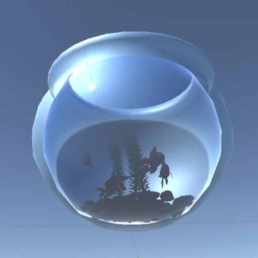 金魚鉢(アニメーション付き)