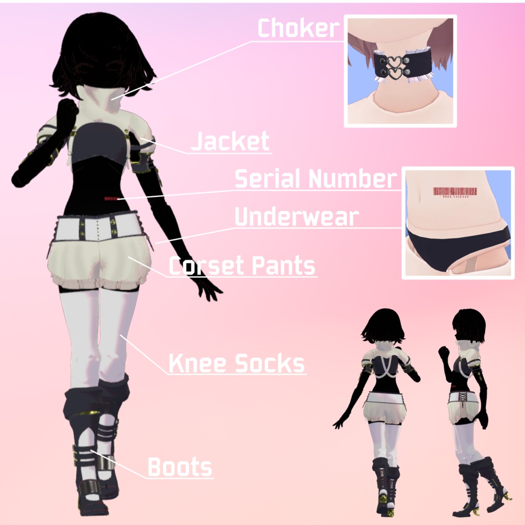 Aphantasic Fairy Style【VRC想定衣装】v1.1