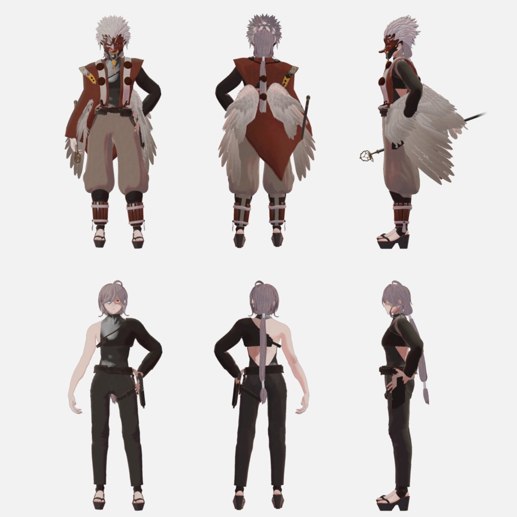 犬童(VRChat想定オリジナルアバター)