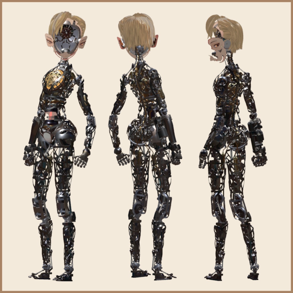 CLPS-Frame/CALYPSO(VRChat想定オリジナルアバター)