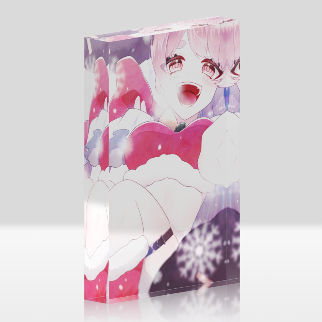 2023クリスマスイラスト アクリルブロック