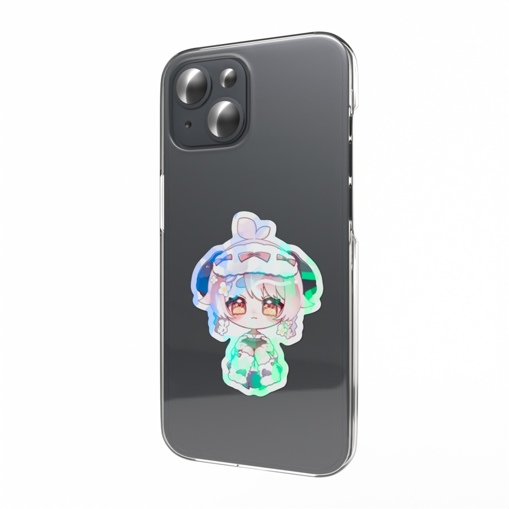 【ホログラム】まったりゲーム スマホステッカー