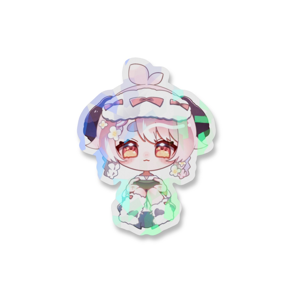 【ホログラム】まったりゲーム スマホステッカー