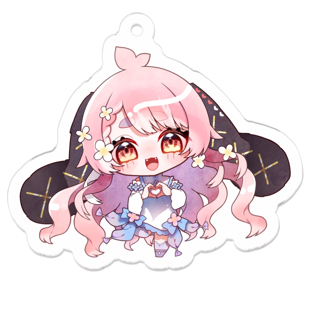 玉響ユラ ハート♡アクリルキーホルダー