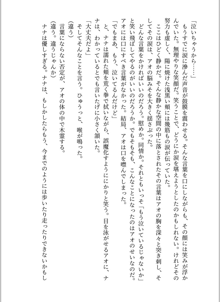 はじまり、みちなかば、はてるまで