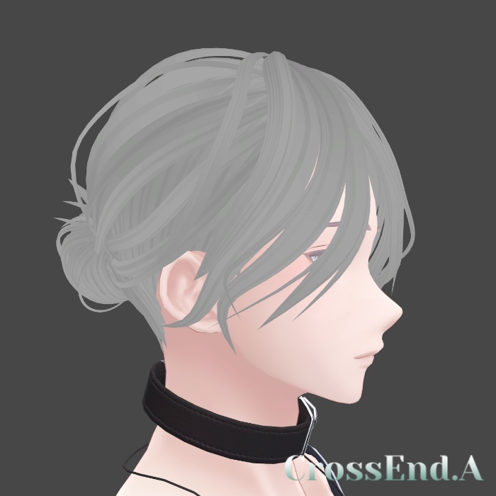 【水瀬対応】お団子結い髪【MA対応】【対応アバター追加予定】