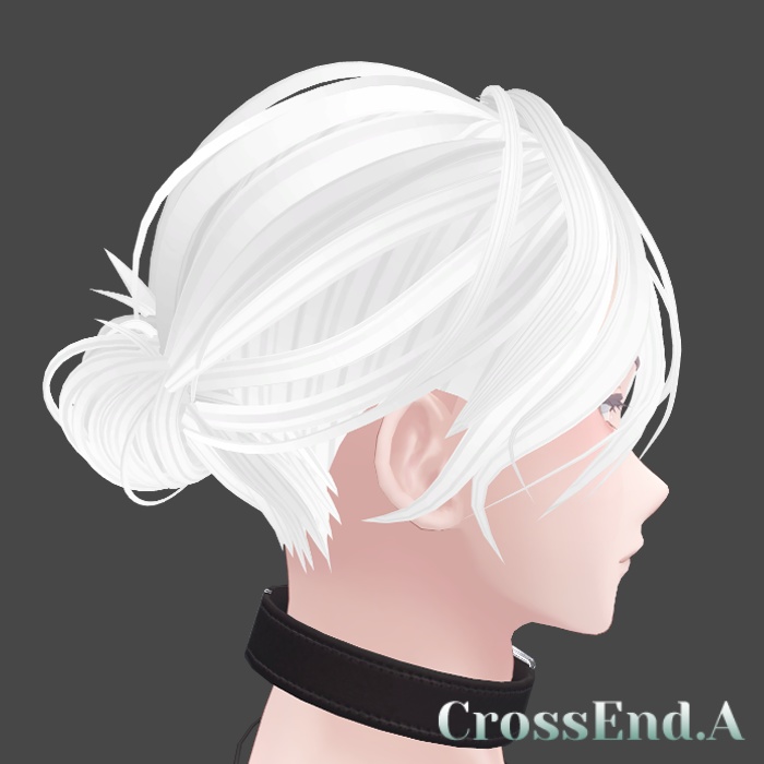 【水瀬対応】お団子結い髪【MA対応】【対応アバター追加予定】