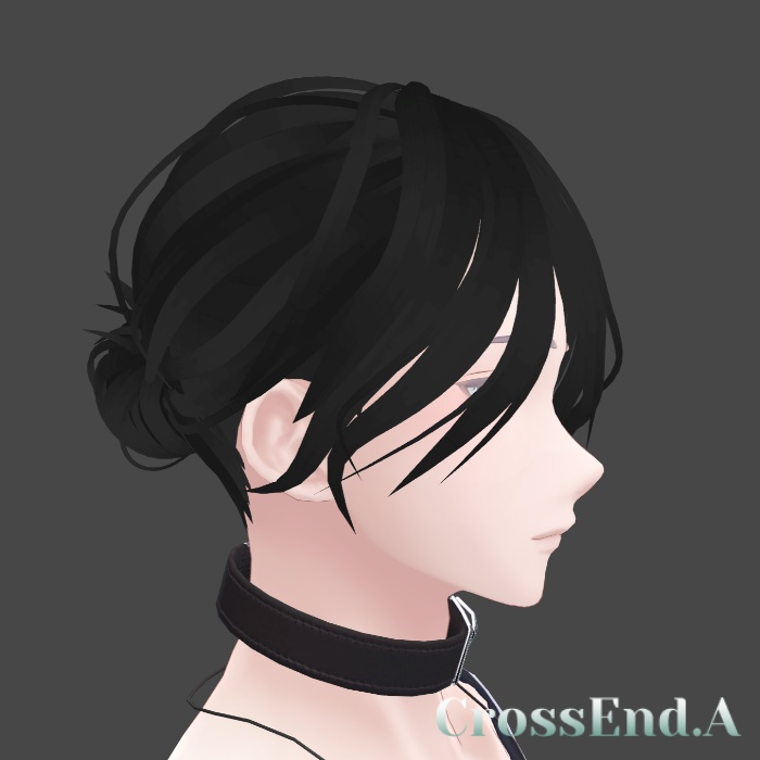 【水瀬対応】お団子結い髪【MA対応】【対応アバター追加予定】