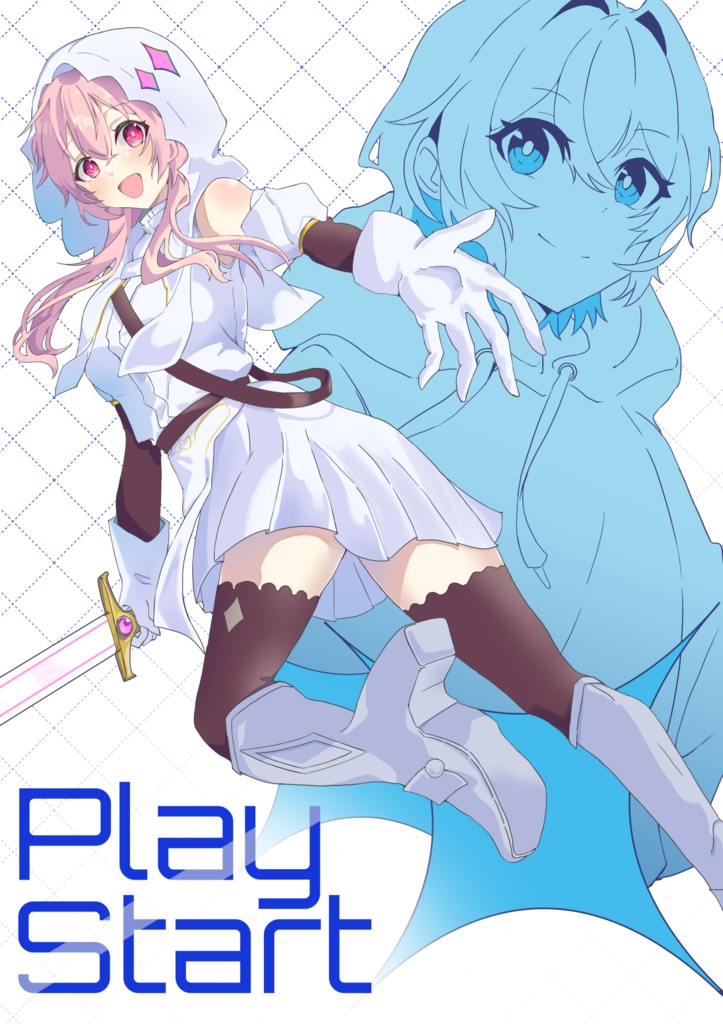 魔法少女リプロダクション挿絵本『PlayStart』＋『カレンダー2026』セット