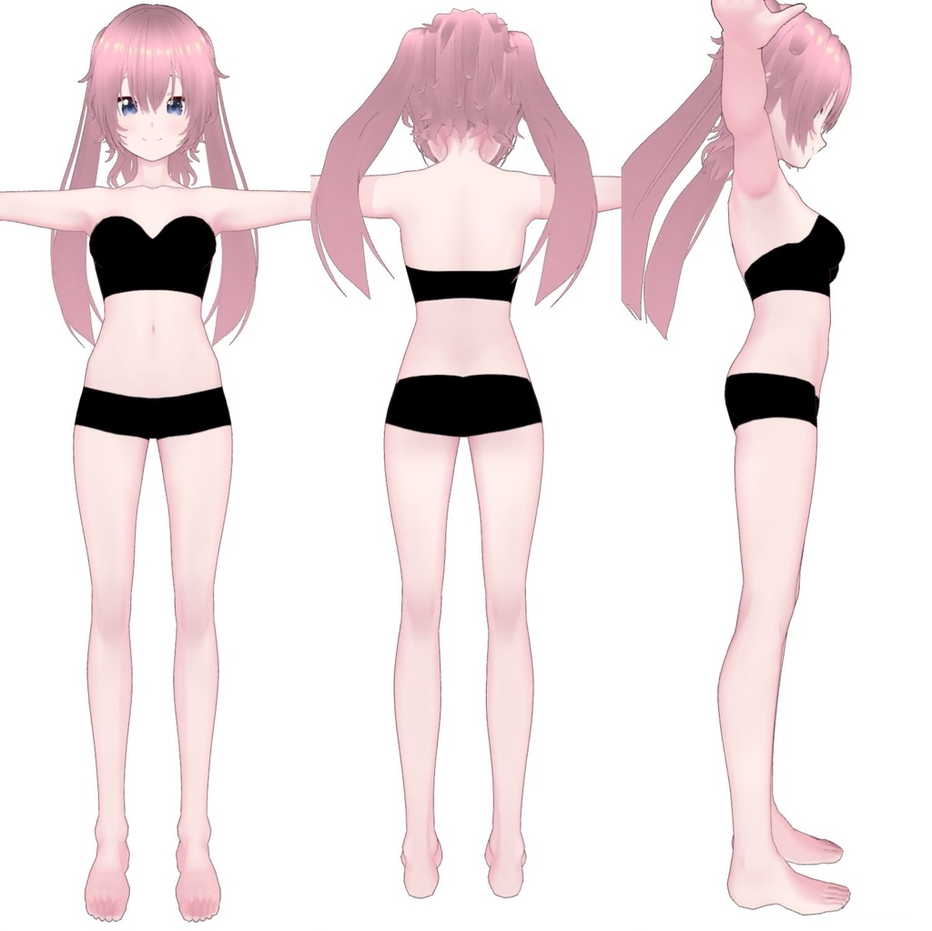 【Vroid】買ってすぐ可愛い!Vroidベースモデル『ベースっ子』