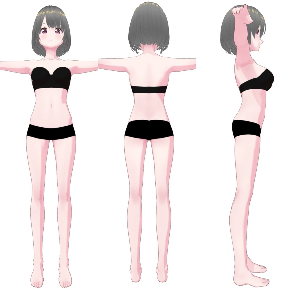 【Vroid】買ってすぐ可愛い!Vroidベースモデル『ベースっ子』