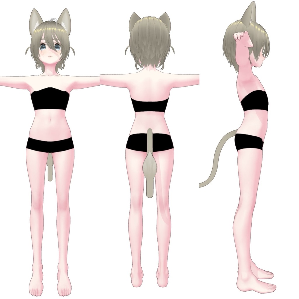 【Vroid】買ってすぐ可愛い!Vroidベースモデル『ベースっ子』