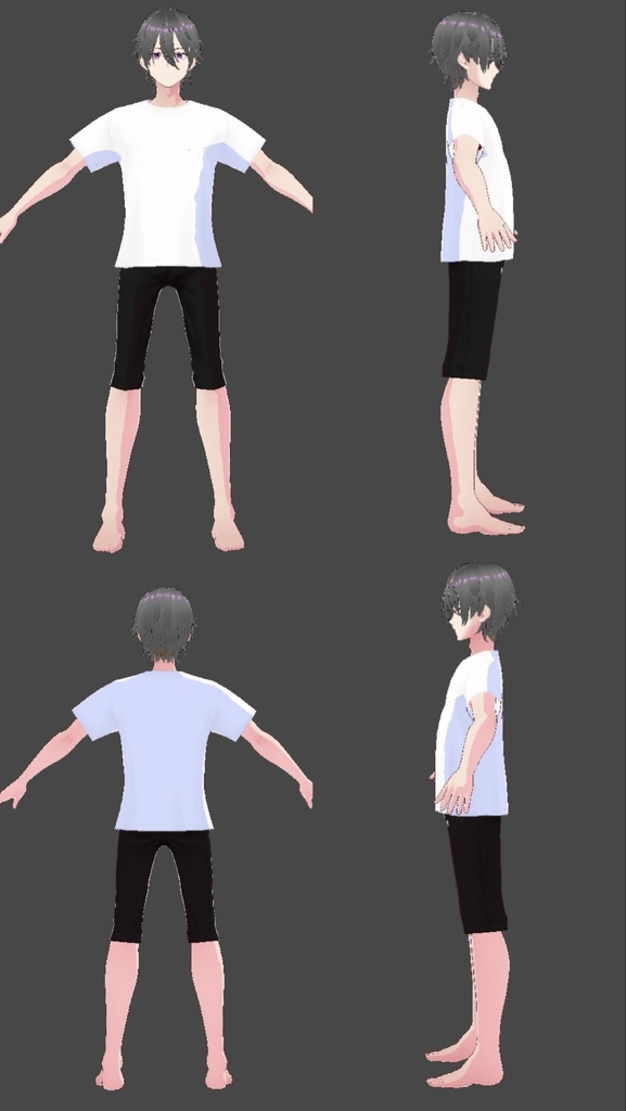 【Vroid】買ってすぐイケメン!Vroidベースモデル『ベースっ子』