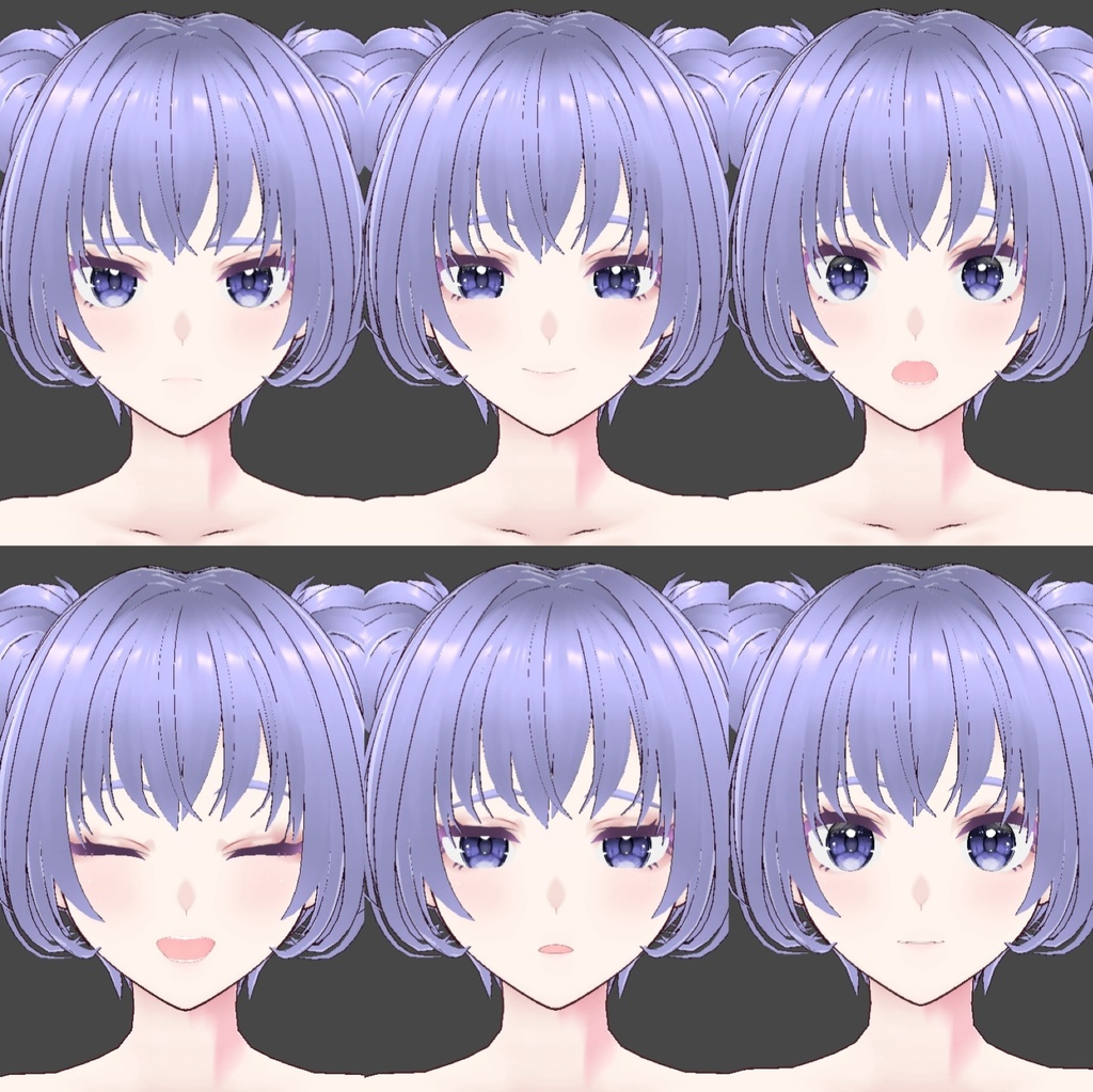 【Vroid】買ってすぐ可愛い!Vroidベースモデル『ベースっ子』