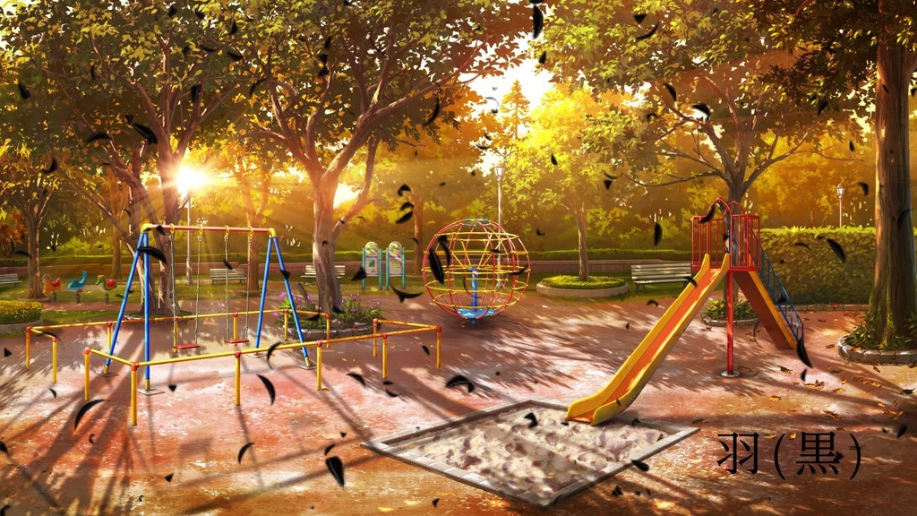 ココフォリア用 動画素材「吹雪・羽(白)・羽(黒)・霧・煙」