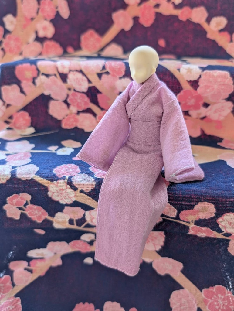 1/12サイズ セパレート着物セット（ピンク）