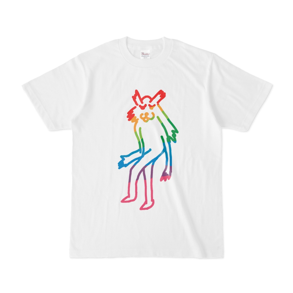 なぞのいきものTシャツ：レインボー