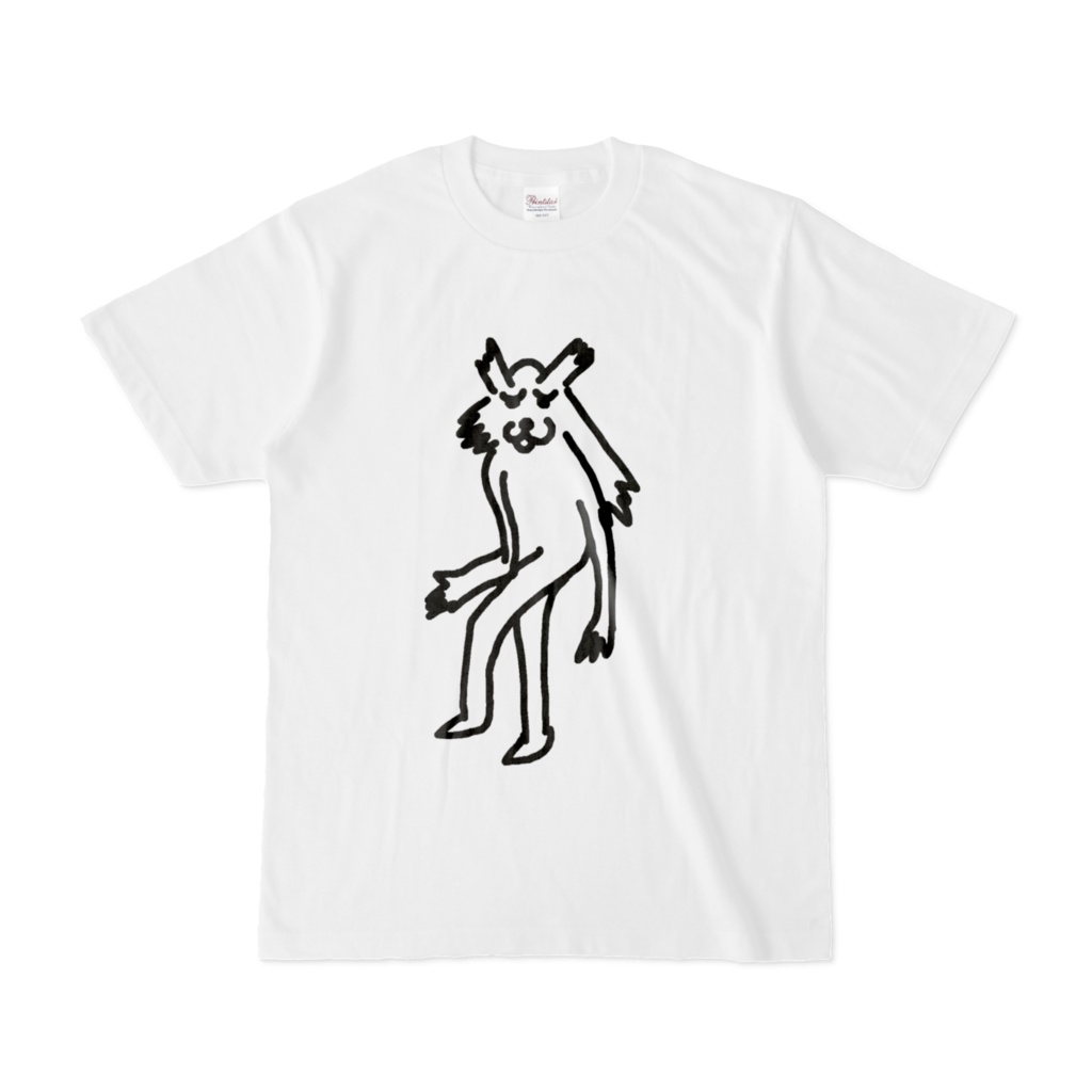 なぞのいきものTシャツ：ホワイト