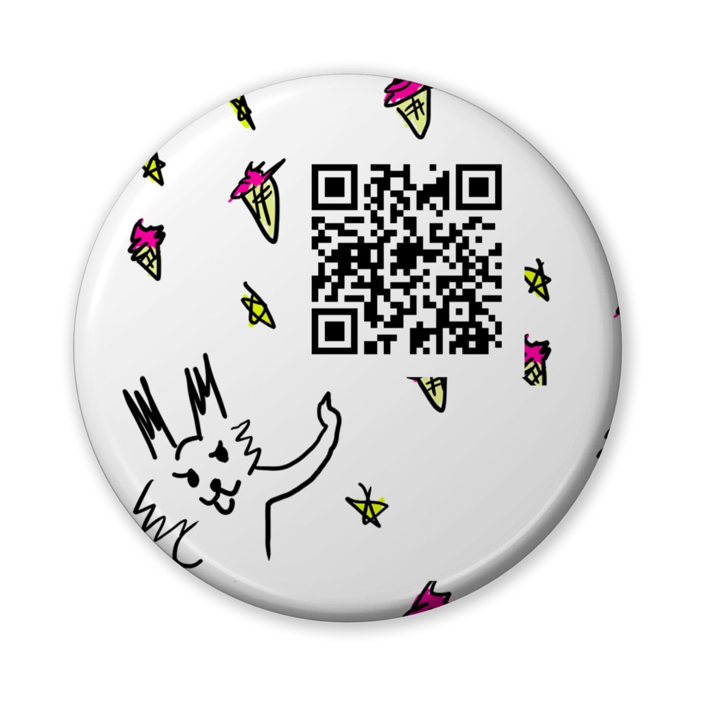 くもちゃん布教缶バッジ