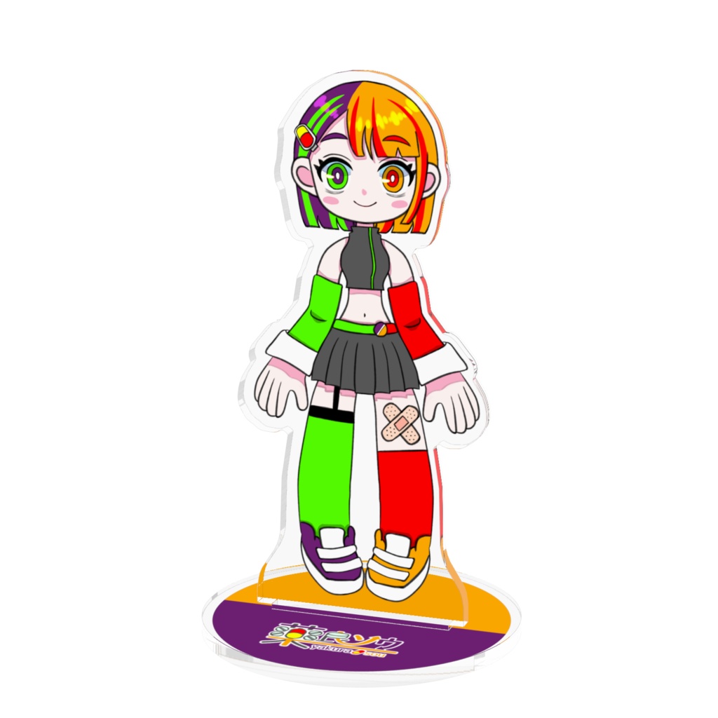 薬良ソウ 立ち絵 アクリルスタンド(サイズ2種 台座色2種)