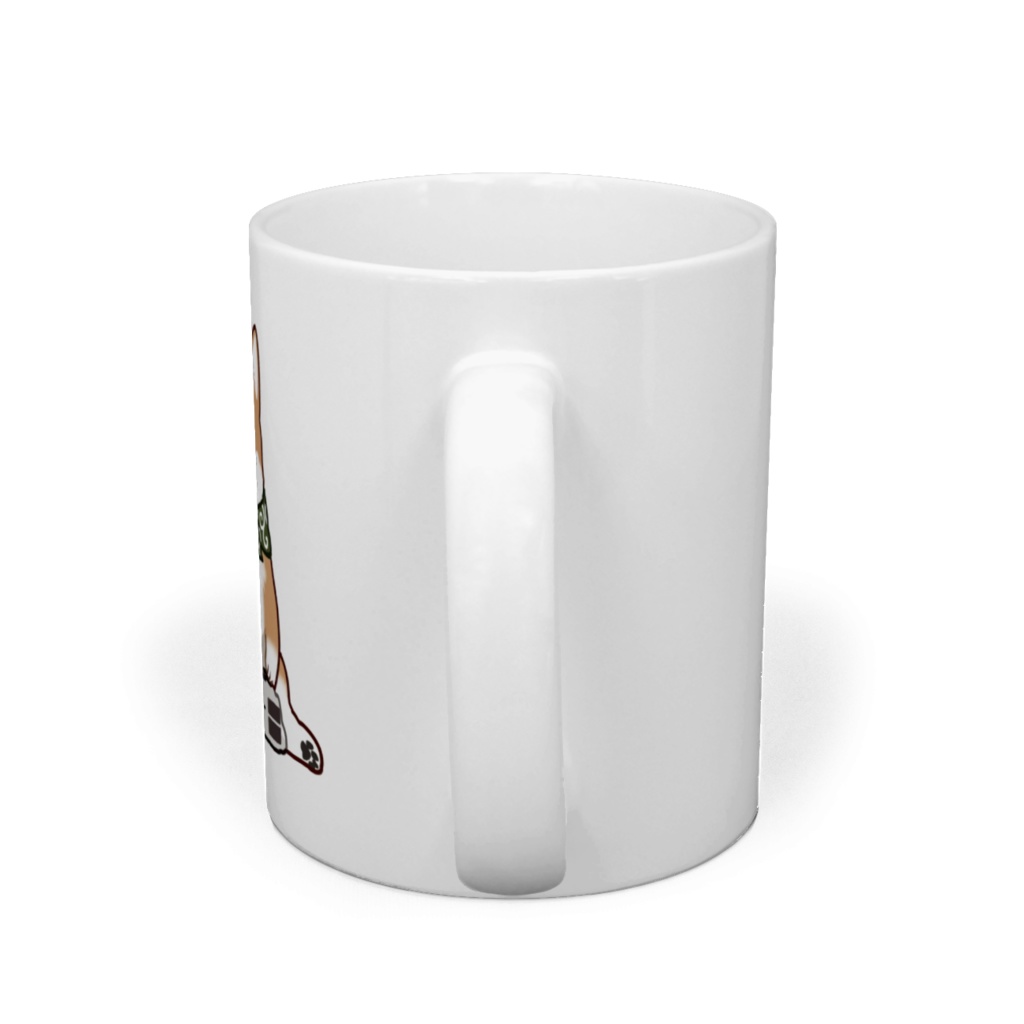 柴犬まるちぃマグカップ(右利き用)