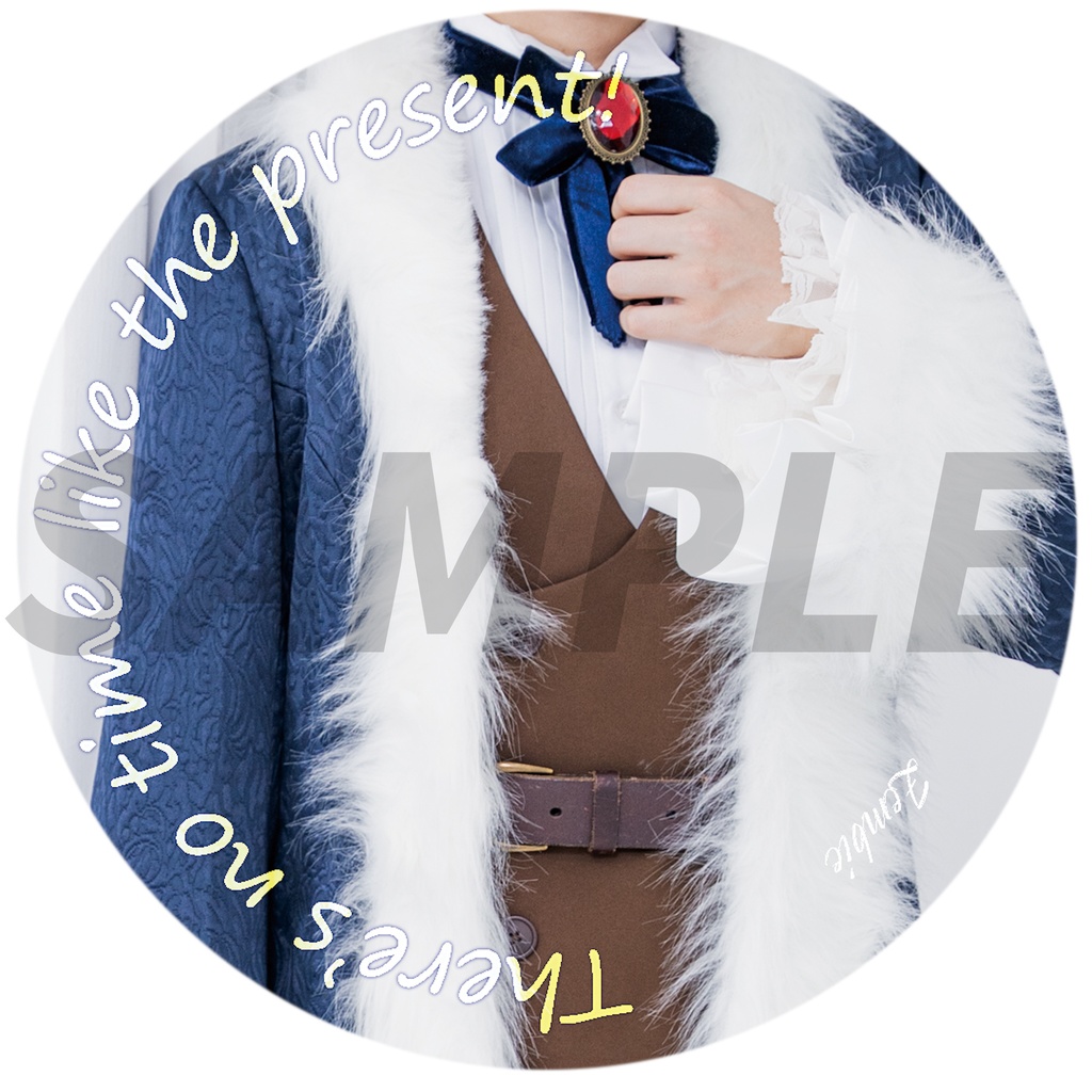 サンホラ衣装風76mm缶ミラー