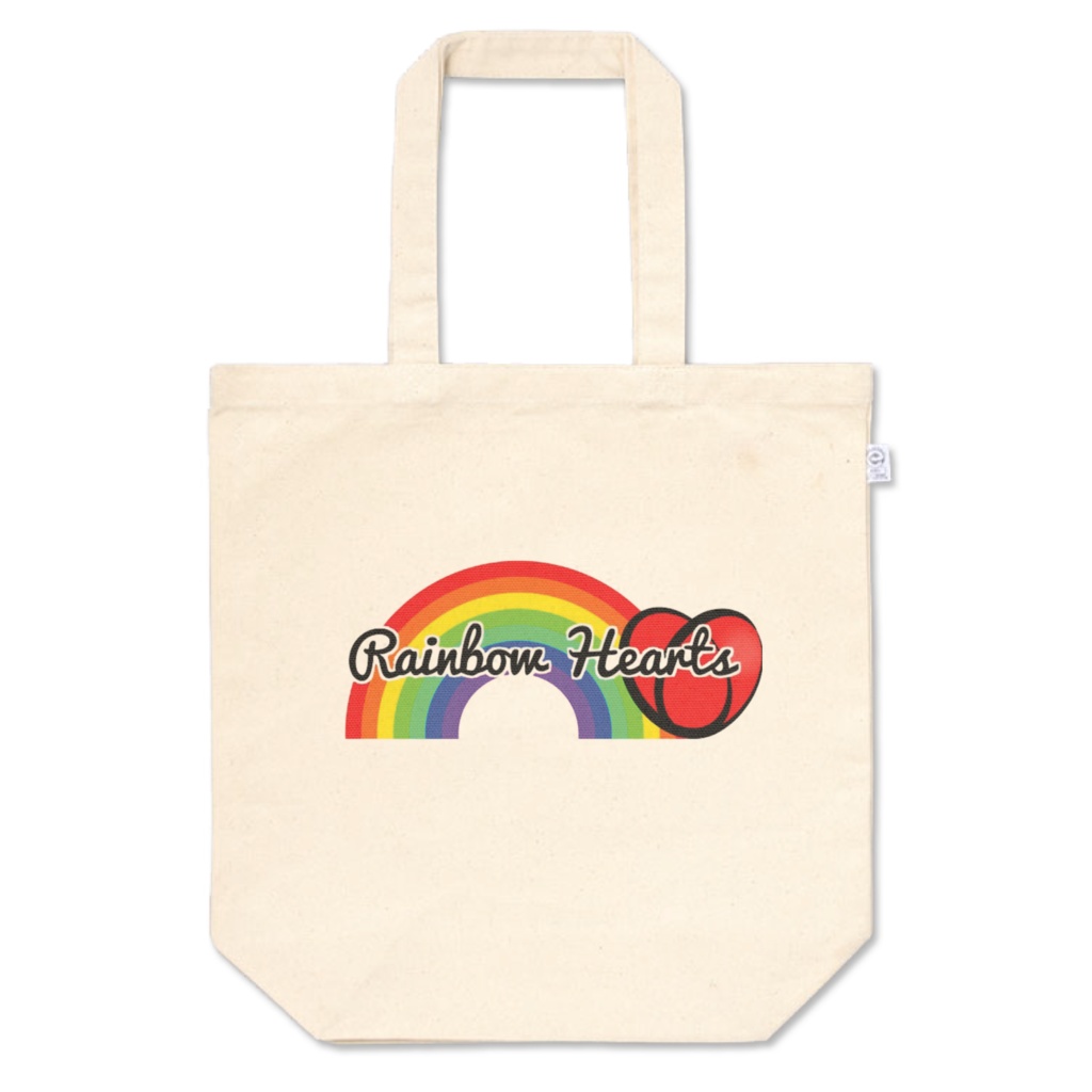 RainbowheartsトートバッグM