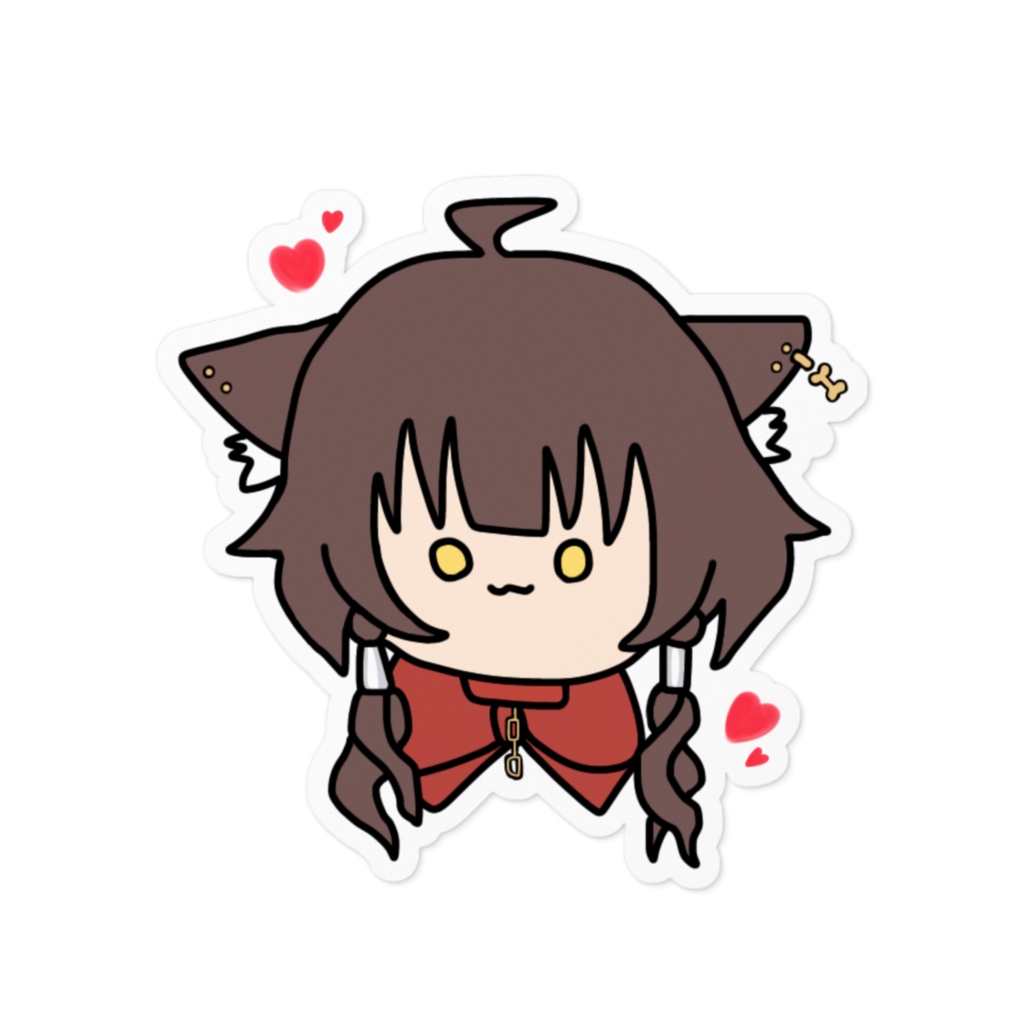 まんまるいぬさとステッカー