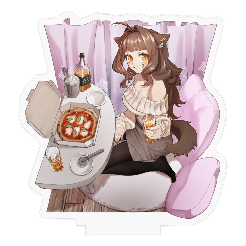 犬里ぽてと5周年アクリルスタンド【ボイス付き】