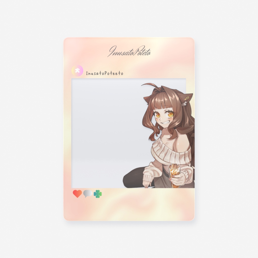 犬里ぽてと5周年クリアカード