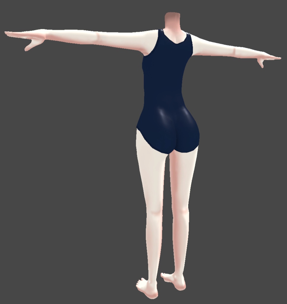 【VRChat用】バスタオル&水着 『レミティア向け衣装』