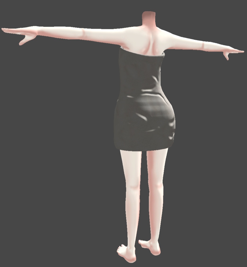 【VRChat用】バスタオル&水着 『レミティア向け衣装』