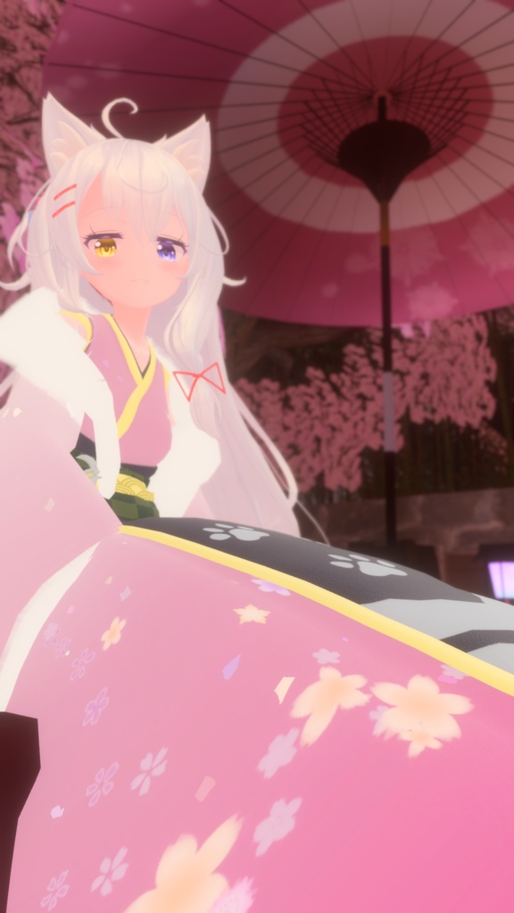 【4アバター対応】大正ロマン風着物【VRChat用】