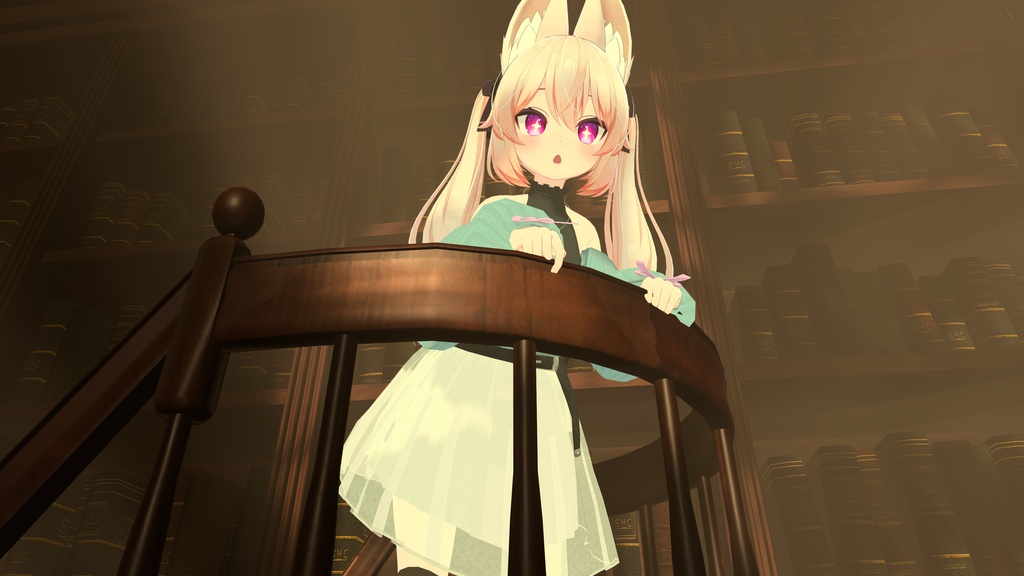 【9アバター対応】カーディガン&シフォンスカート【VRChat用】