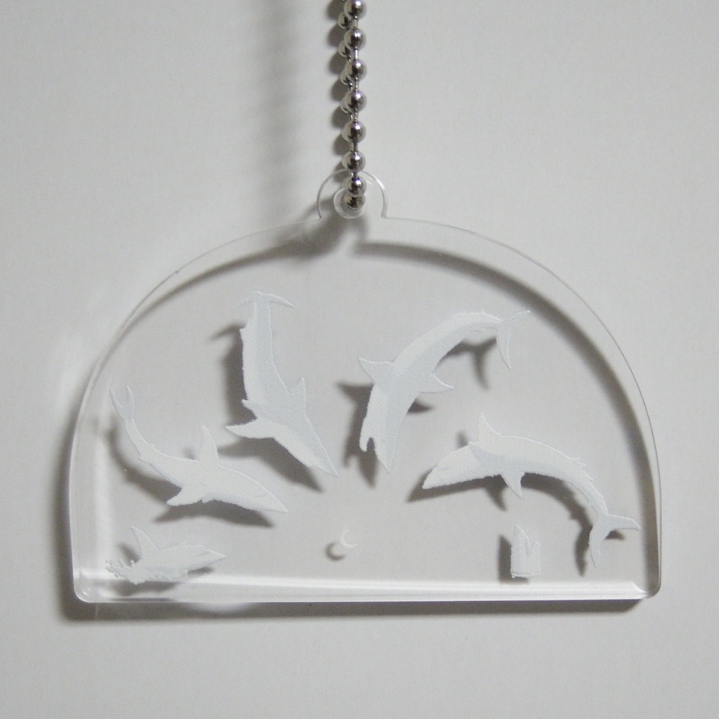 アクリルキーホルダー「跳ねる」