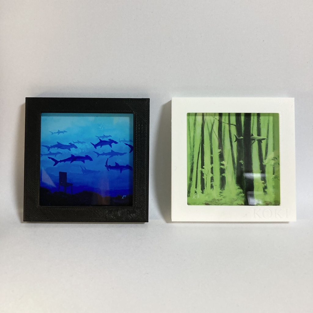 アクリルキャンバス用ミニ額