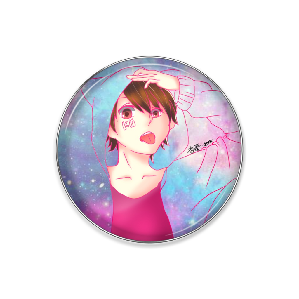 きぃくん　ピンバッジ