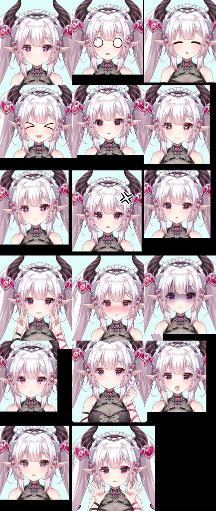 【汎用モデル】夢間らいや【vts向け】【Live2Dモデル】