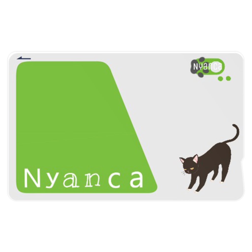 Nyanca Icカードステッカー 猫 Meetcat Booth