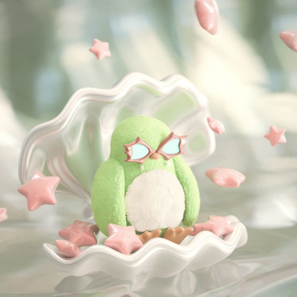 【Blender用】レトロおもちゃマテリアルセット(起毛/プラスチック/ガラス/ パール)