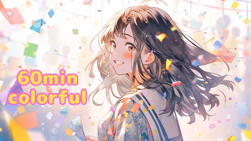 フリーBGM【colorful】【pop/かわいい/作業用/配信用BGM】