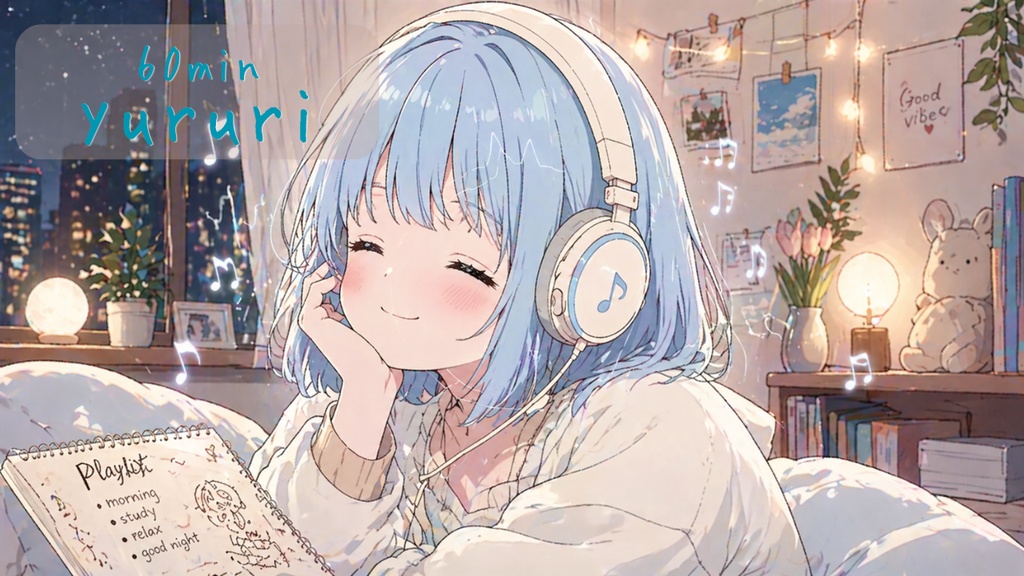 yururi｜まどろむ午後のChill Pop ☁️（かわいい / まったり / 作業・配信）