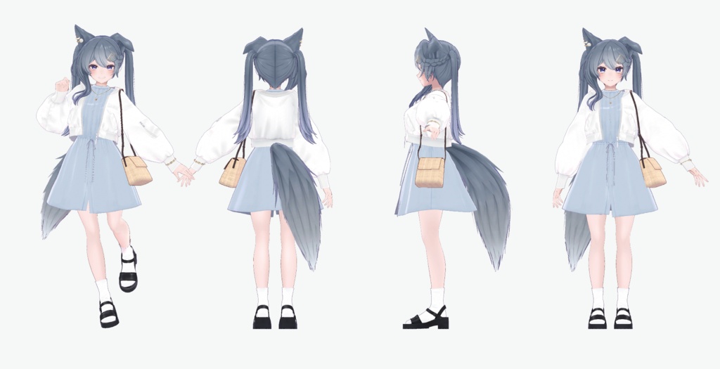 【VRC対応3Dアバター】枡花 蒼(ますはな あお)