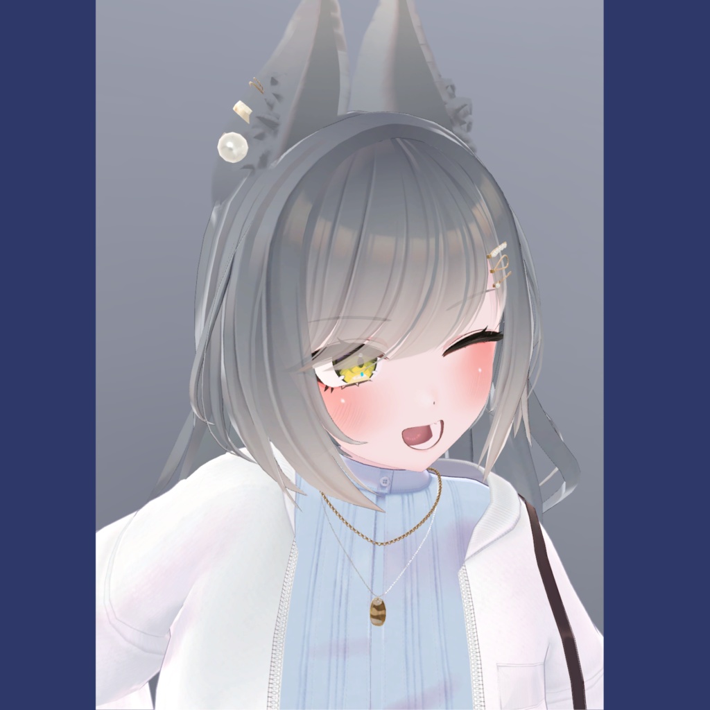 【VRC対応装飾】5アバター対応「アクセサリー4点セット 」