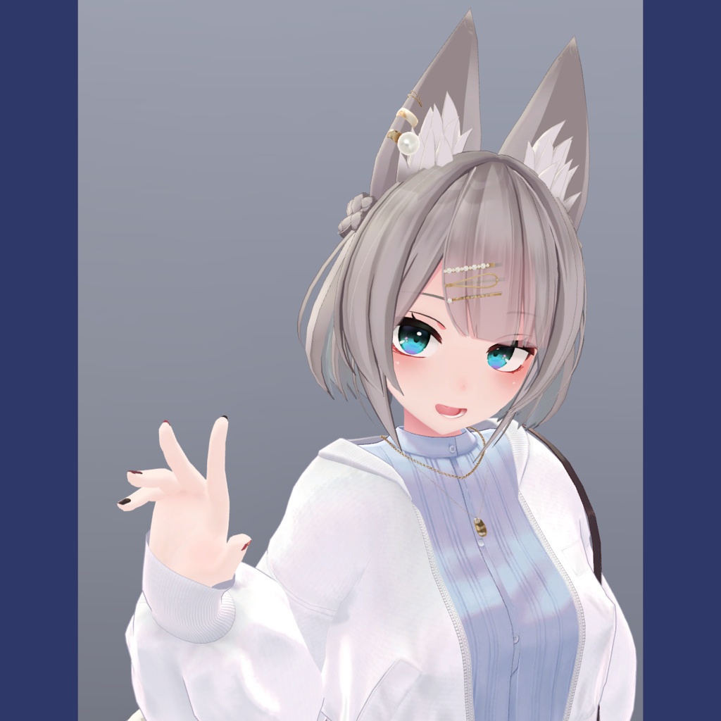 【VRC対応装飾】5アバター対応「アクセサリー4点セット 」