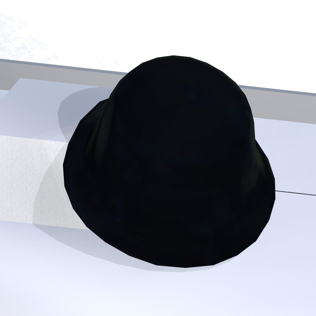 【VRC対応装飾】6アバター対応「帽子、アクセサリー4点セット 」