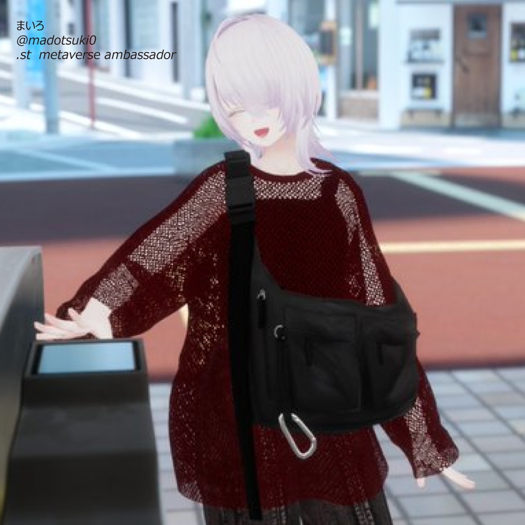 and ST JEANASIS 「mesh pullover co-ord」