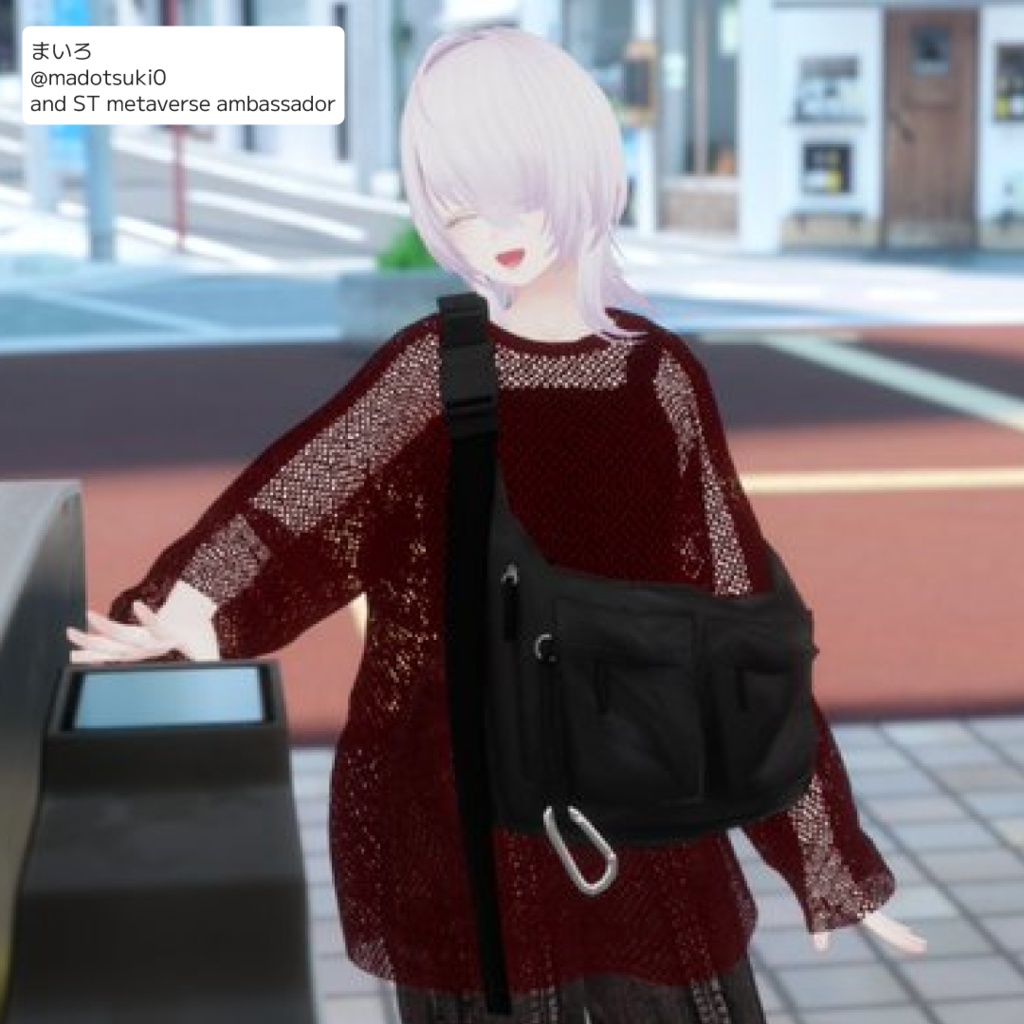 and ST JEANASIS 「mesh pullover co-ord」